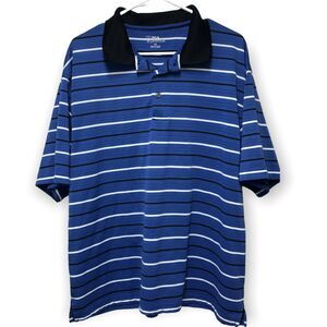 PGA Tour Pro Series Men's XLarge Stripped Polo Golf‎ Shirt